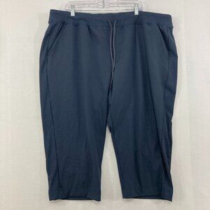 LIVI Lane Bryant size 26/28 Gray Stretch Active Pull-on Capri Trouser